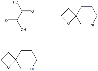 1-氧杂-6-氮杂螺[3.5]壬烷草酸盐(2:1)结构式