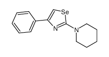 4-phenyl-2-piperidin-1-yl-1,3-selenazole结构式
