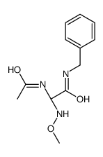(2R)-2-acetamido-N-benzyl-2-(methoxyamino)acetamide结构式