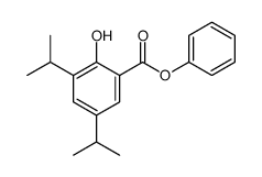 phenyl 3,5-diisopropylsalicylate Structure