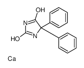 5,5-Diphenylhydantoin calcium Structure