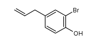 2-bromo-4-allylphenol Structure