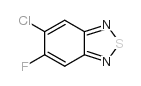 5-氯-6-氟苯并-2,1,3-噻二唑结构式