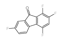 1,2,4,7-tetrafluorofluoren-9-one Structure