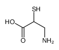3-Amino-2-mercaptopropionic acid Structure