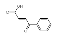 trans-3-苯甲酰丙烯酸结构式