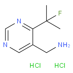 5-(AMinoMethyl)-4-(2-fluoro-2-propyl)pyriMidine Dihydrochloride structure