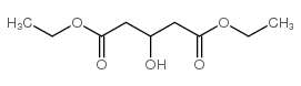 diethyl 3-hydroxyglutarate Structure