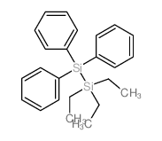 triethyl-triphenylsilyl-silane结构式