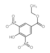 ethyl 4-hydroxy-3,5-dinitro-benzoate结构式