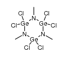 1,3,5-trimethyl hexachloro cyclotrigermazane结构式