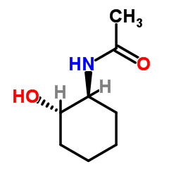 N-[(1S,2S)-2-羟基环己基]乙酰胺结构式