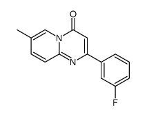 2-(3-fluorophenyl)-7-methylpyrido[1,2-a]pyrimidin-4-one Structure