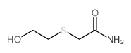 2-[(2-羟基乙基)硫代]乙酰胺结构式