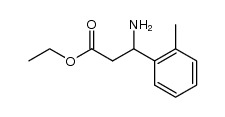ethyl 3-amino-3-(o-tolyl)propanoate结构式