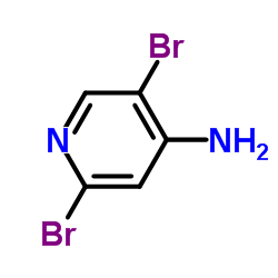 2,5-Dibromo-4-pyridinamine structure