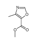 METHYL 4-METHYLOXAZOLE-5-CARBOXYLATE Structure