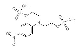 Ethanol,2,2'-[(4-nitrophenyl)imino]bis-, dimethanesulfonate (ester) (9CI)结构式