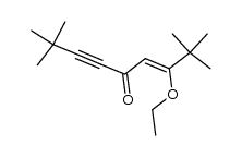 3-ethoxy-2,2,8,8-tetramethylnon-3-en-6-yn-5-one结构式