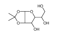 1,2-O-Isopropylidene-α-D-glucofuranose结构式