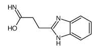 1H-Benzimidazole-2-propanamide(9CI) Structure