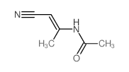 Acetamide,N-(2-cyano-1-methylethenyl)-结构式