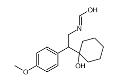 N-Formyl-1-(2-amino-1-(4-methoxyphenyl)ethyl)cyclohexanol结构式