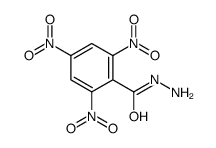 2,4,6-Trinitro-benzoic acid hydrazide结构式
