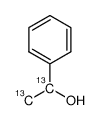 1-苯乙醇-1,2-13C2结构式