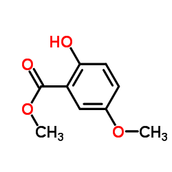 5-甲氧基水杨酸甲酯结构式