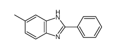 5-甲基-2-苯基-1H-苯并咪唑结构式