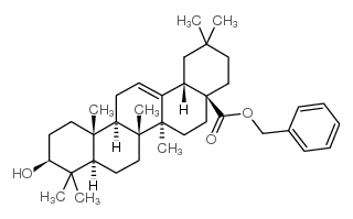 齐墩果酸苄酯结构式