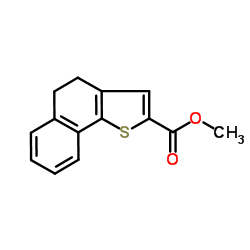 Methyl 4,5-dihydronaphtho[1,2-b]thiophene-2-carboxylate结构式
