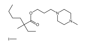 iodomethane,3-(4-methylpiperazin-1-yl)propyl 2-ethyl-2-methylhexanoate Structure