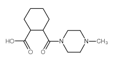 2-(4-甲基-哌嗪-1-羰基)-环己烷羧酸结构式