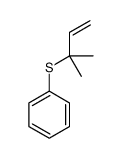 2-methylbut-3-en-2-ylsulfanylbenzene Structure