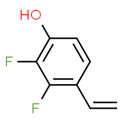 Phenol, 4-ethenyl-2,3-difluoro- (9CI) structure