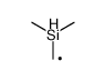 dimethylsilylmethyl radical Structure
