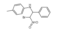N-(2-bromo-2-nitro-1-phenyl-ethyl)-p-toluidine Structure