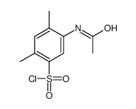 5-acetamido-2,4-dimethylbenzenesulphonyl chloride Structure