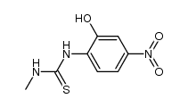 1-(2-hydroxy-4-nitrophenyl)-3-methylthiourea结构式