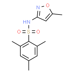 (5-METHYLISOXAZOL-3-YL)((2,4,6-TRIMETHYLPHENYL)SULFONYL)AMINE Structure