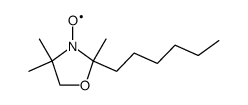 2-hexyl-2,4,4-trimethyloxazolidine-N-oxyl Structure