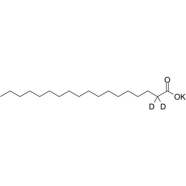 硬脂酸钾-D2结构式