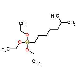 三乙氧基-(2,4,4-三甲基戊基)硅烷结构式
