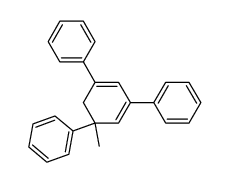 5-methyl-1,3,5-triphenyl-cyclohexa-1,3-diene结构式