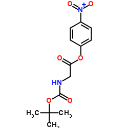 Boc-甘氨酸-4-硝基苯酯结构式