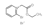 Pyridinium,2-bromo-1-(2-ethoxy-2-oxoethyl)-, bromide (1:1)结构式