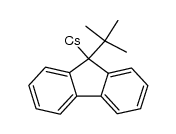 9-tert-butylfluorene cesium salt Structure