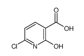 6-Chloro-2-hydroxynicotinic acid Structure